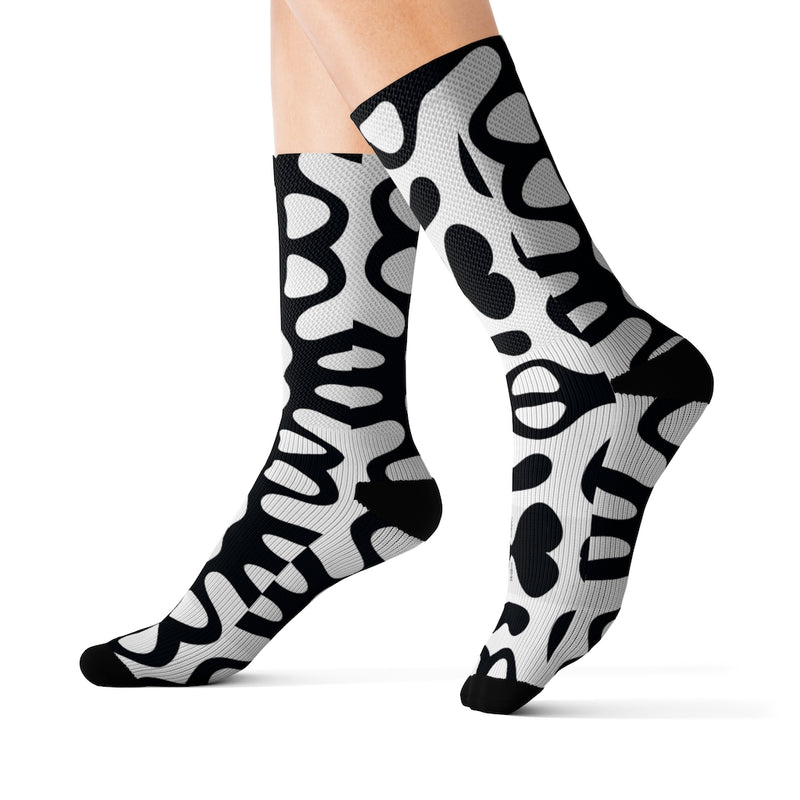 Black & White Effect Socks