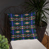 Abstract Blue Premium Pillow