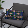 Abstract Blue Premium Pillow