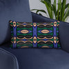 Abstract Blue Premium Pillow