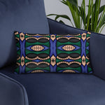 Abstract Blue Premium Pillow