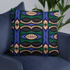 Abstract Blue Premium Pillow